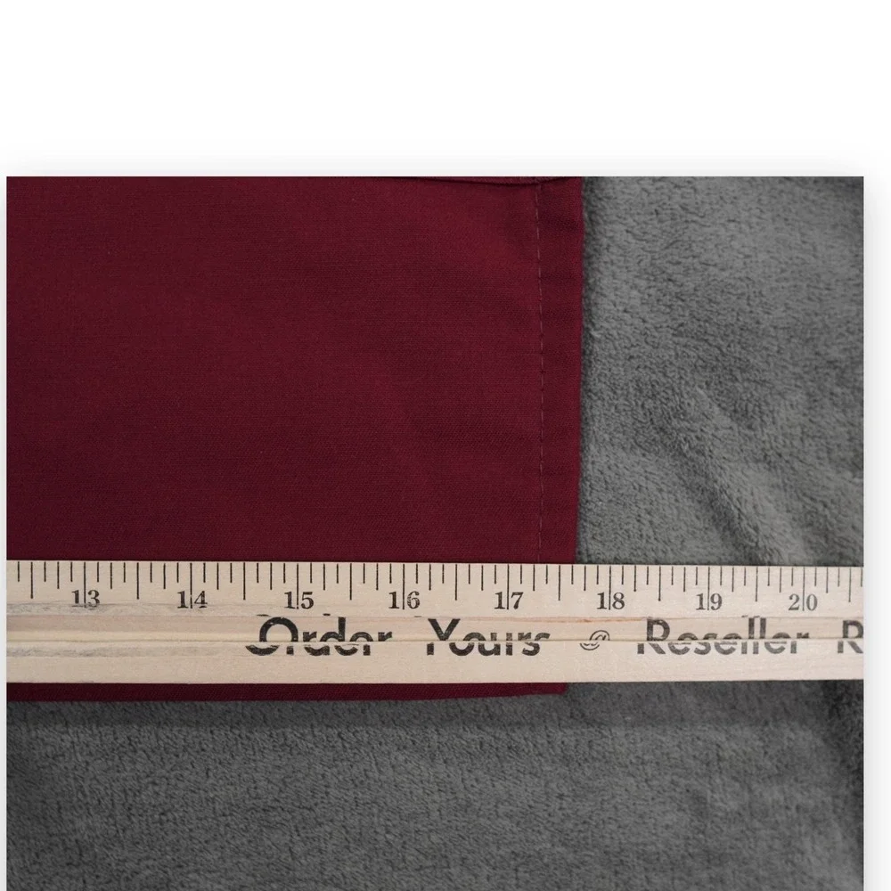 VTG Set of 3‎ Fame 3 Pocket Bib Apron Burgundy Green Made In USA